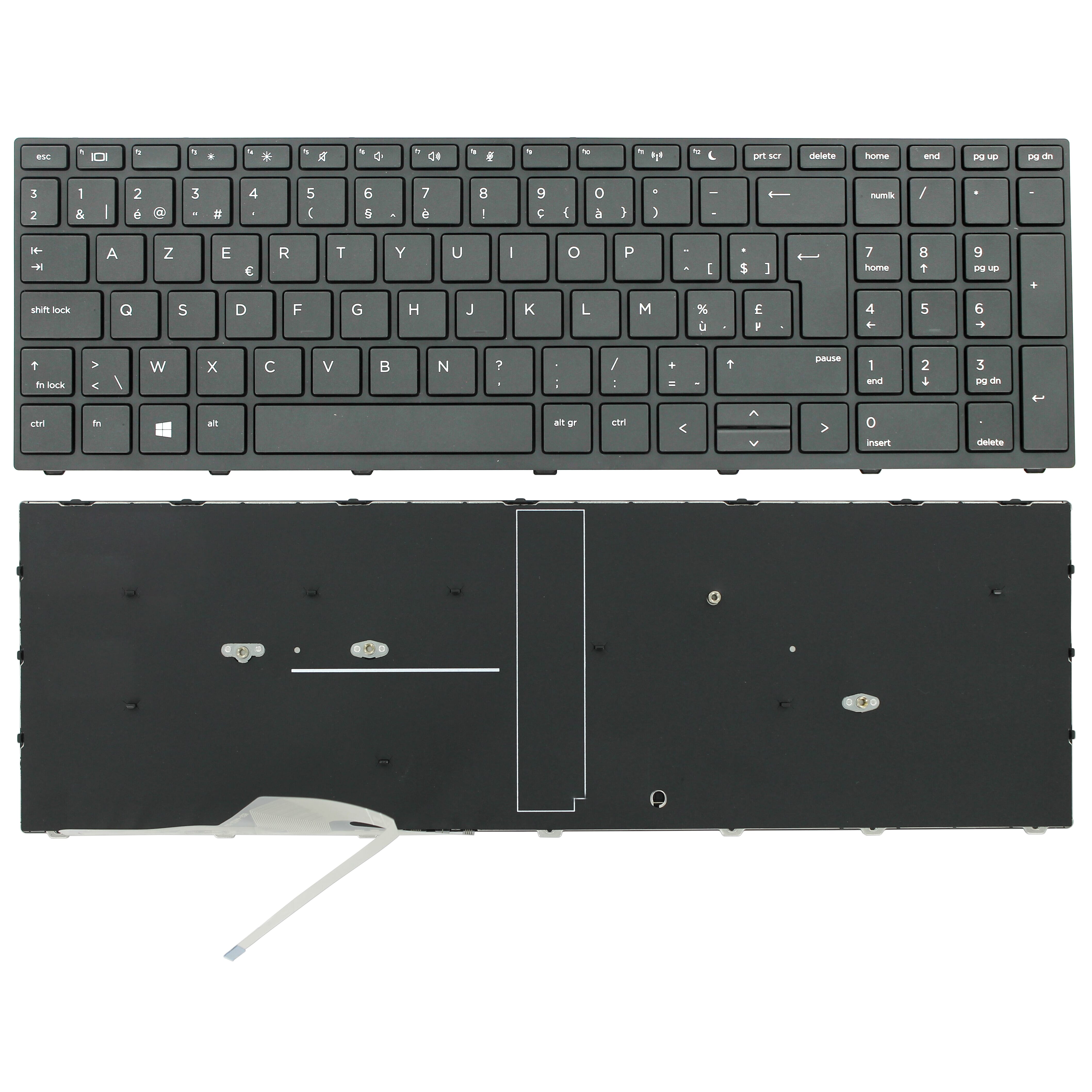 HP Laptop Toetsenbord Azerty BE Voor HP ProBook 450 455 470 G5