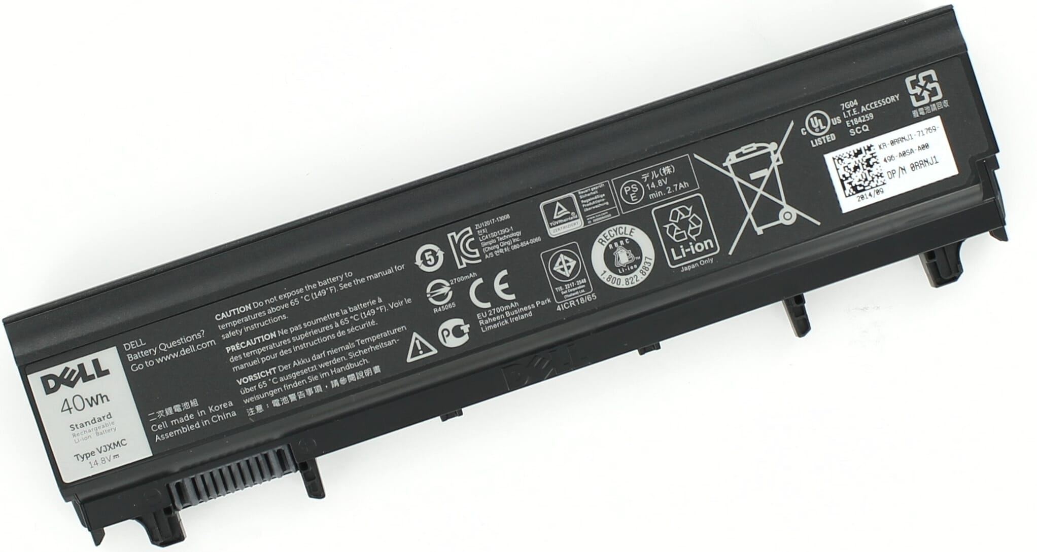 Dell Laptop Akku 14 8V 2700mAh Voor Dell Latitude E5540 E5440 3K7J7