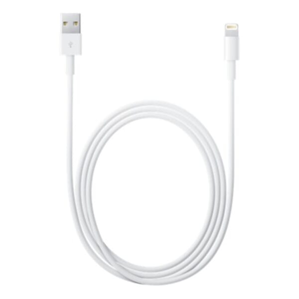 Apple Lightning zu USB 2.0 A Kabel 2 Meter - Weiss