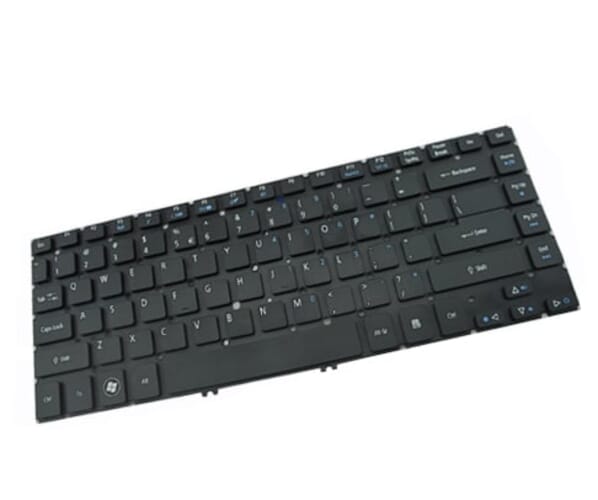 Acer laptop toetsenbord FR (zwart) incl. frame (zilver)