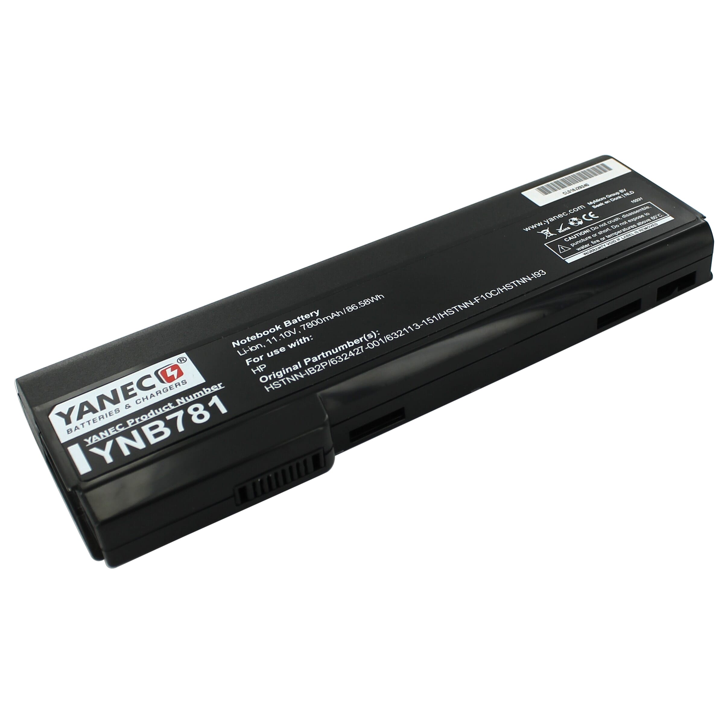 Yanec Laptop Hochleistungsakku 7800mAh