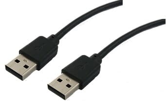 USB2.0 A Kabel 1 Meter - Schwarz
