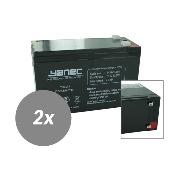 gerucht Chaise longue Per Yanec UPS Batterij Vervangingsset RBC48 (Excl. Kabels) - Accu.nl