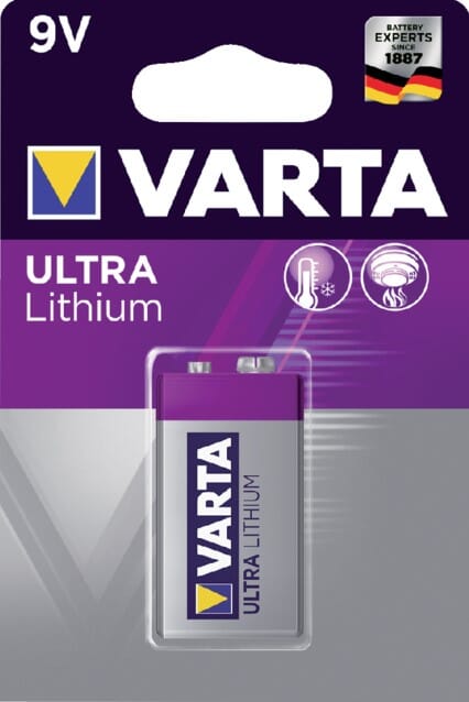 Varta Professional 9V Lithium Batterie