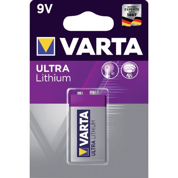 Varta Professional 9V Lithium Batterie