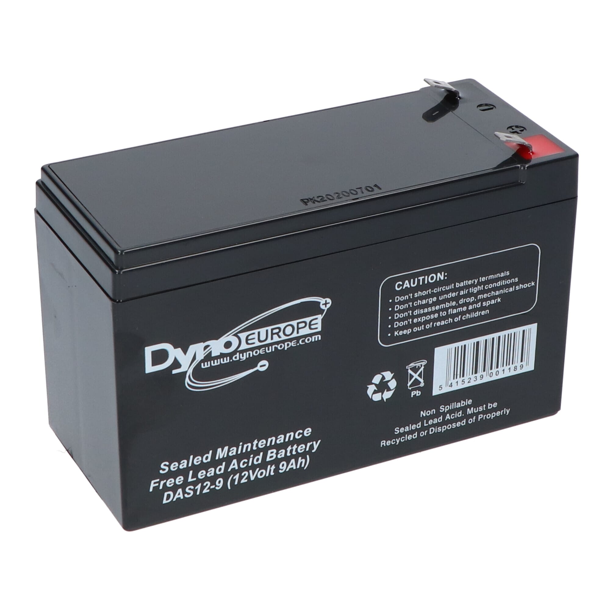 Dyno Bleiakku 12V 9 Ah DAS12-9