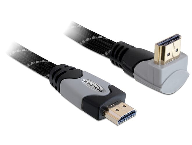 Delock Cable High Speed HDMI with Ethernet -HDMI A male > H