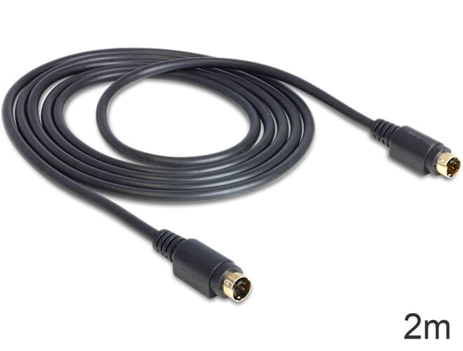 Delock Cable S-Video 1 x 4 pin male / male 2 m