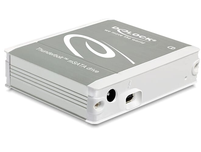 Delock External Enclosure Thunderbolt > mSATA SSD