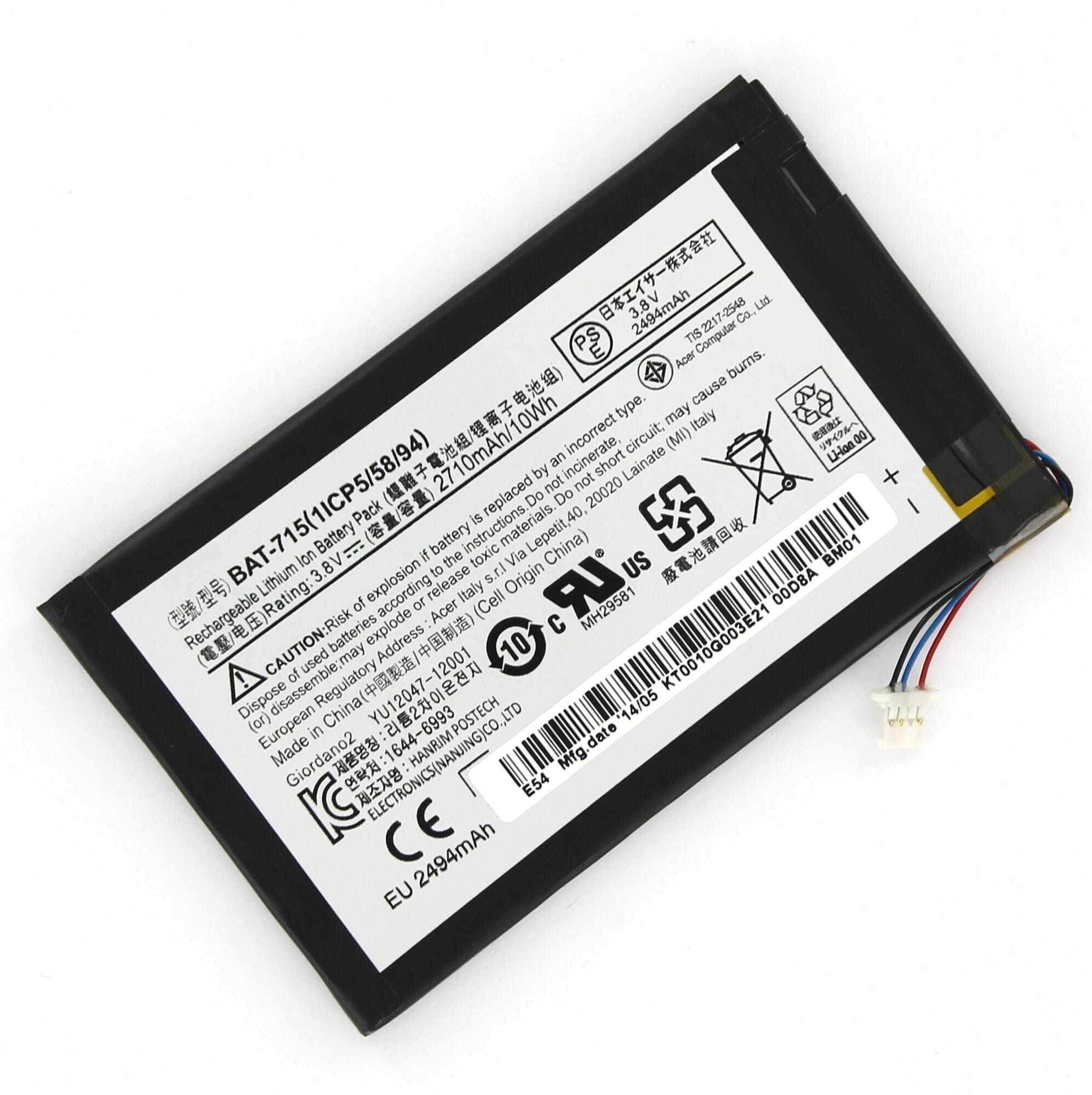 Acer Tablet Akku