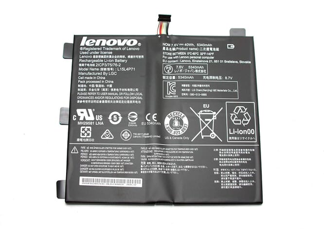Lenovo Batterie Ordinateur Portable 5263mAh