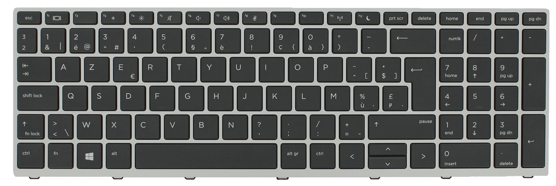 hp azerty keyboard