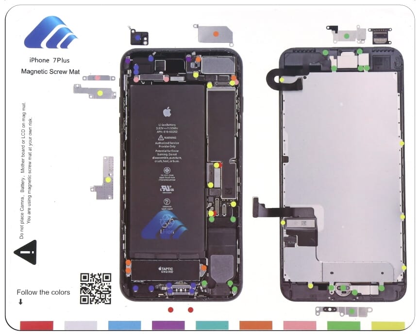 Projectmat Magnetisch voor iPhone 7 Plus