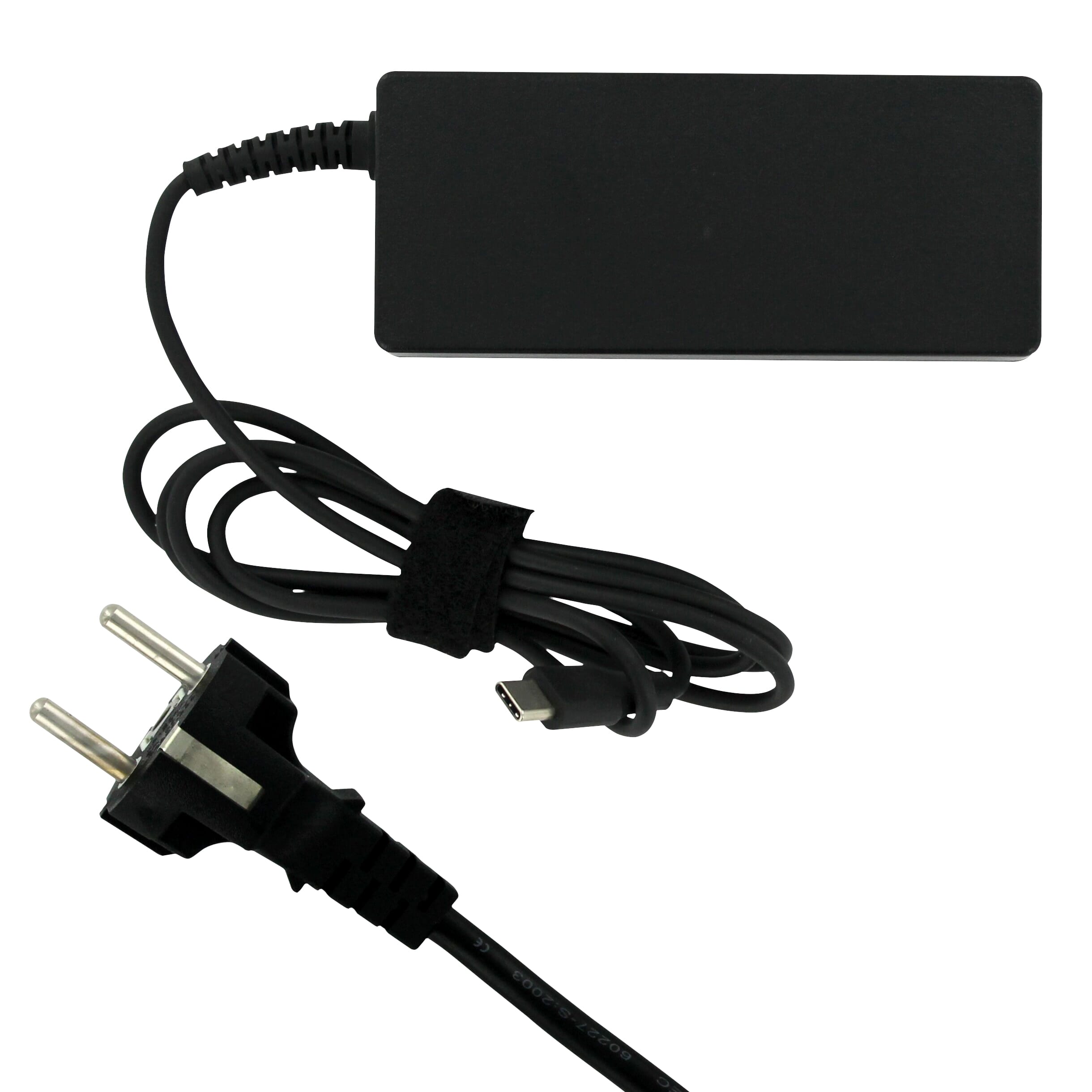 Chargeur USB-C Ordinateur Portable AC 65W Noir - Twindis