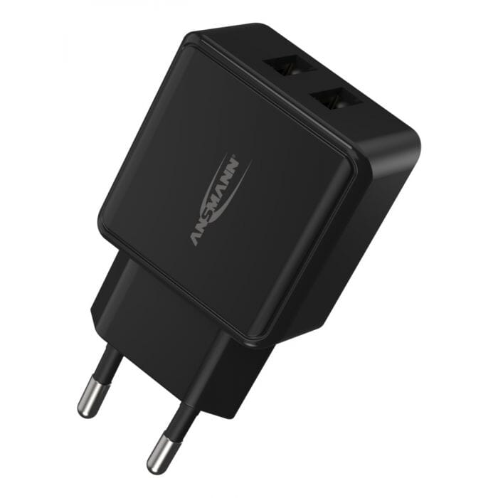 Ansmann home charger hc212 zwart 12w afbeelding