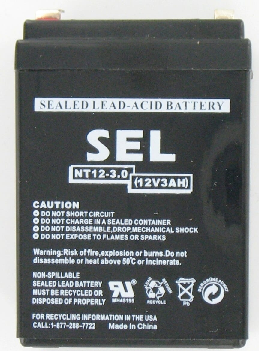 Black & Decker Powertool Battery 12V 3.0Ah SLA Twindis