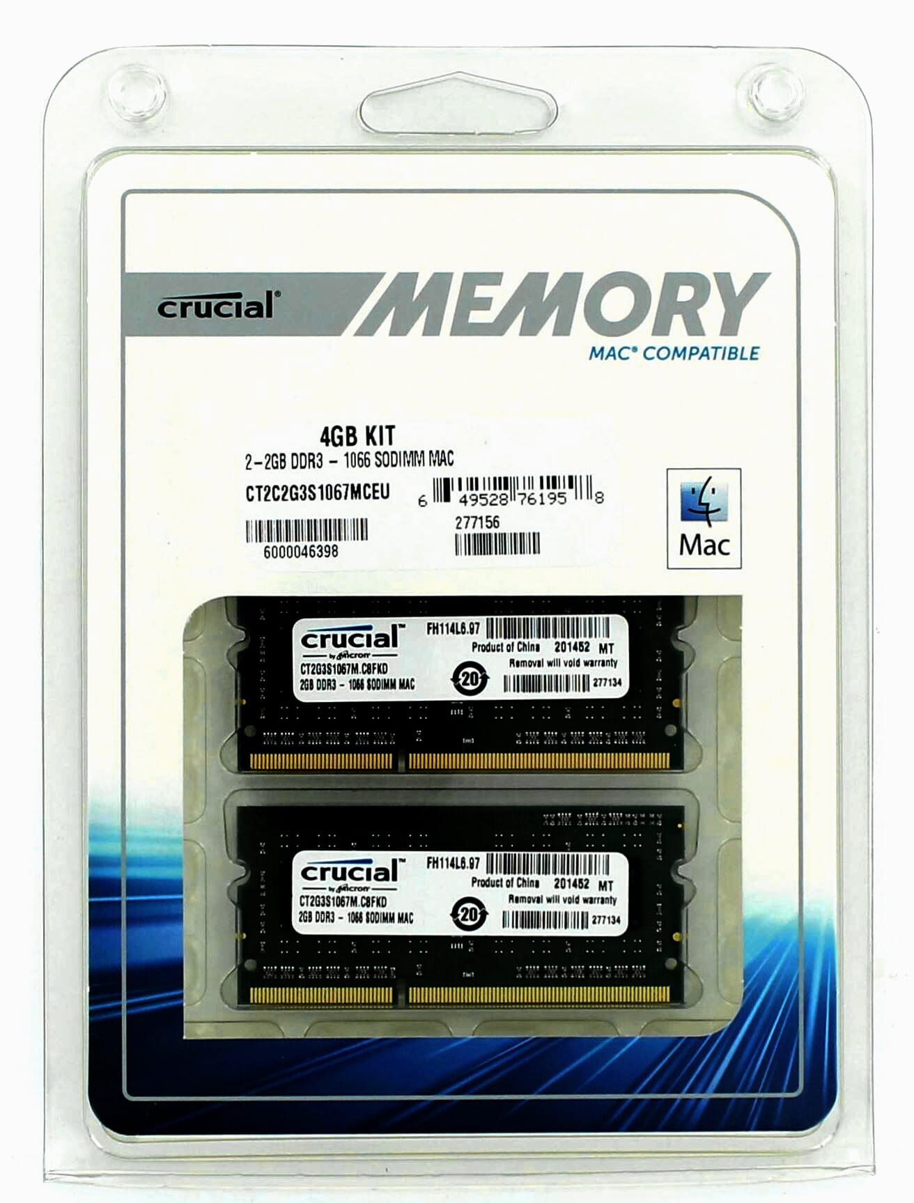 Crucial Laptop Arbeitsspeicher 2x2GB PC3-8500 ...