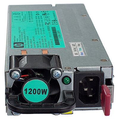 HP Power Supply Unit 1200W voor BLC3000/DL580 G5/DL180 G5/DL160 G5/DL785 G5/P4800 G2/MDS600