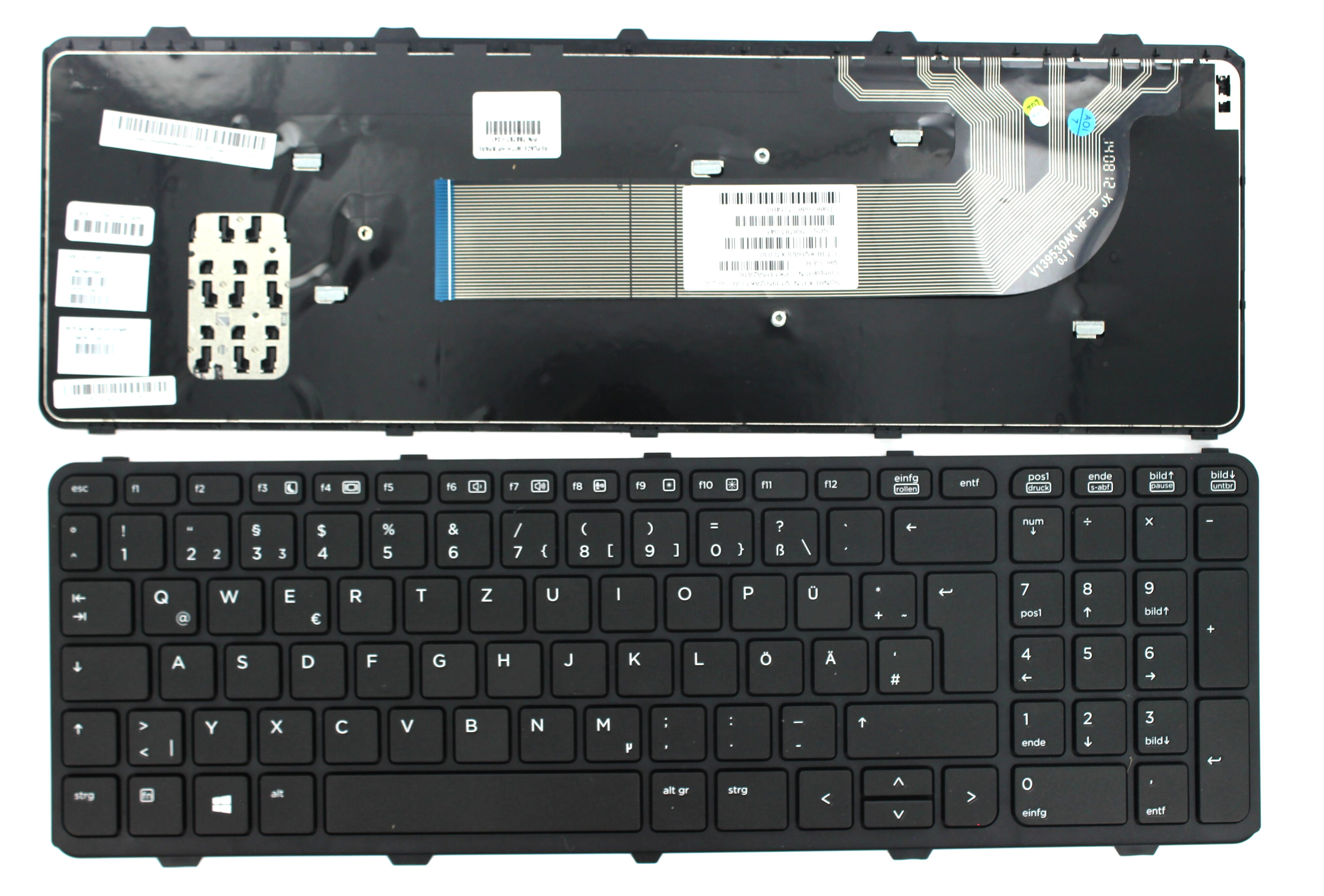 kat Londen fluweel HP Laptop Toetsenbord Qwertz DE voor HP ProBook 450/455/470 G2 (768787-041)  - ReplaceDirect.nl
