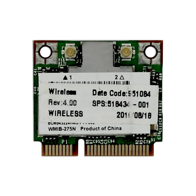 WLAN 802.11a/b/g/n Half Height Mini-PCI-e Wifi Card (BCM943224HMS ...