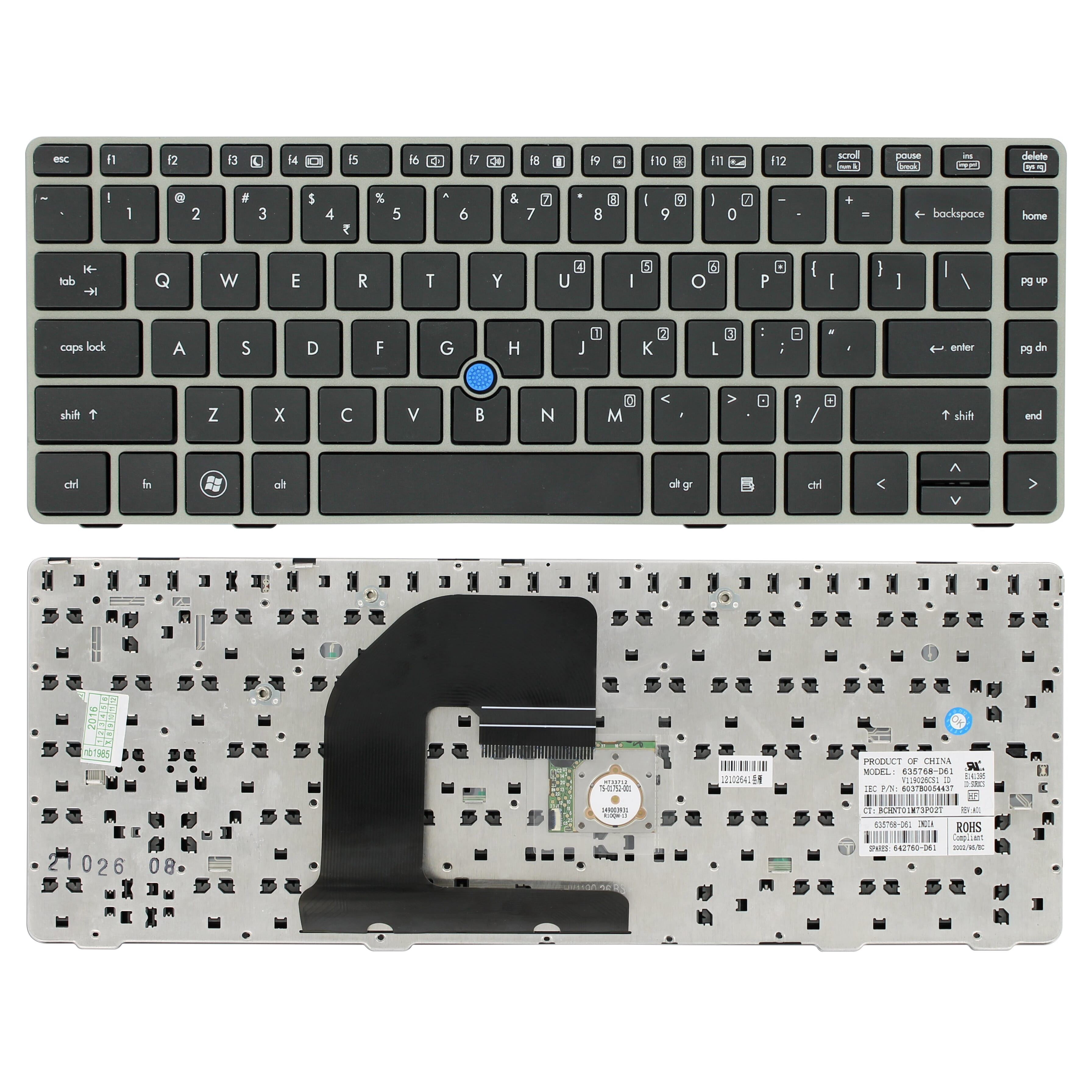 Woestijn Bestaan brand HP Laptop Toetsenbord Qwerty US .. HP EliteBook 8460p (642760-B31) -  ReplaceDirect.nl