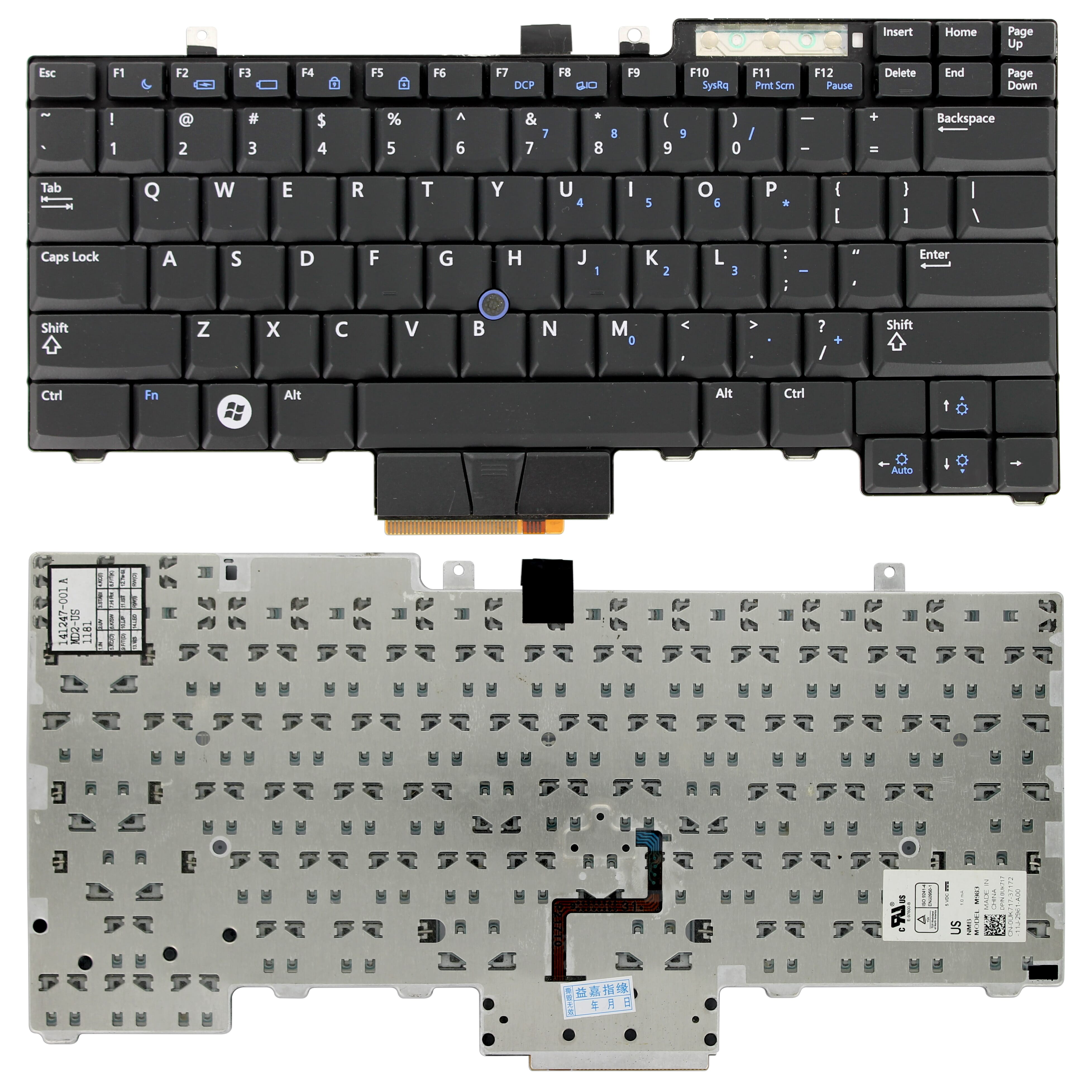 Dell Laptop Tastatur Qwerty Us Voor Dell Latitude E5400 E5500 E6400 E6500 Uk717 Replacedirect De