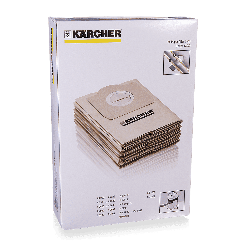 AEG 2900 EXP Sacs pour Aspirateur 5 Sacs 1 Filtre
