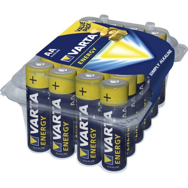 Varta Energy LR06 Alkaline AA 1.5V Batterien Karton - 24 stück - ReplaceDirect.de 1 5 v aa alkaline batterien