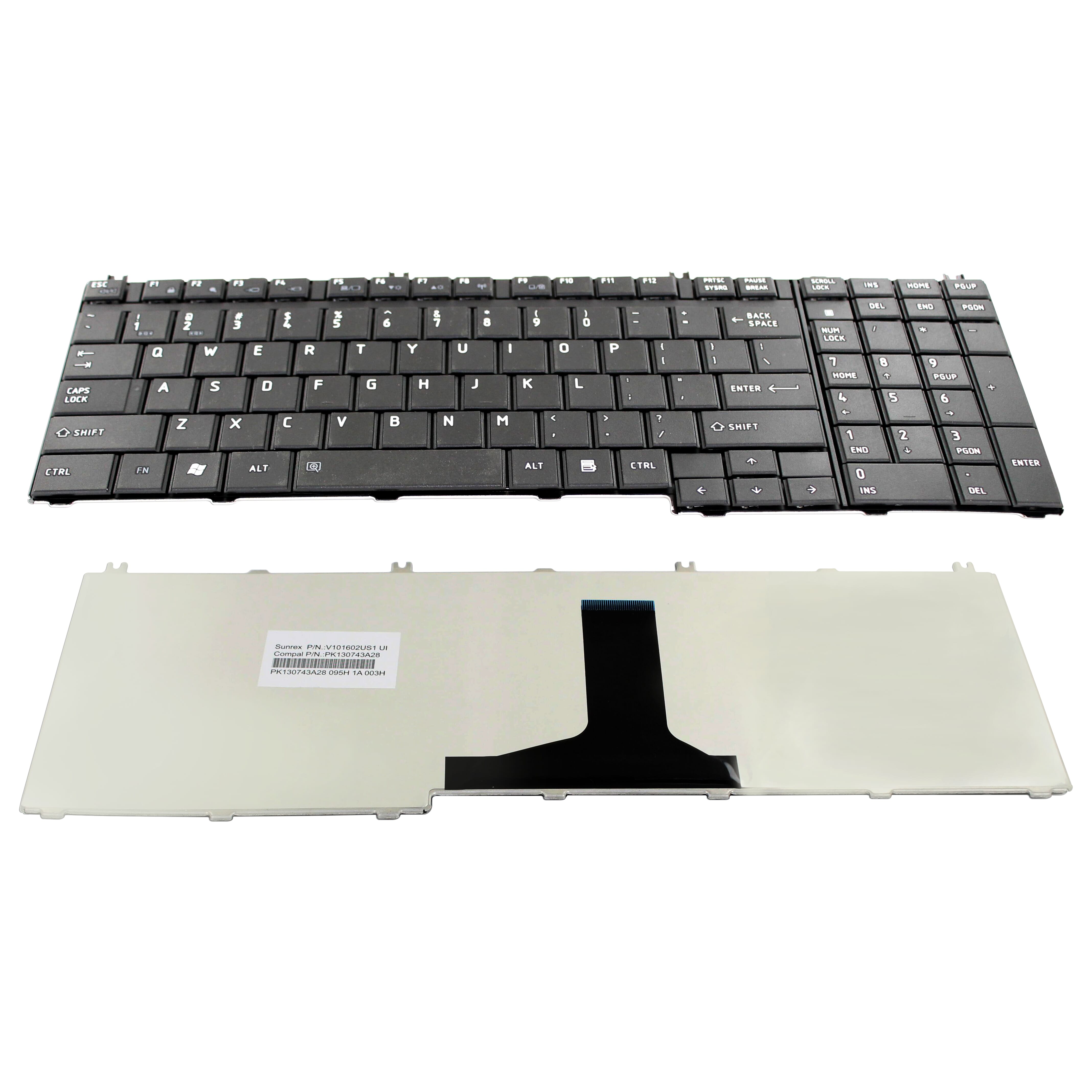 RepPar Laptop Qwerty US voor Toshiba Toshiba Satellite Pro L500/S500 (P0028906)