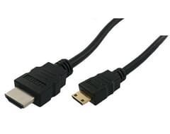 HDMI™ naar Mini HDMI™ met Ethernet Kabel 2 Meter - Zwart