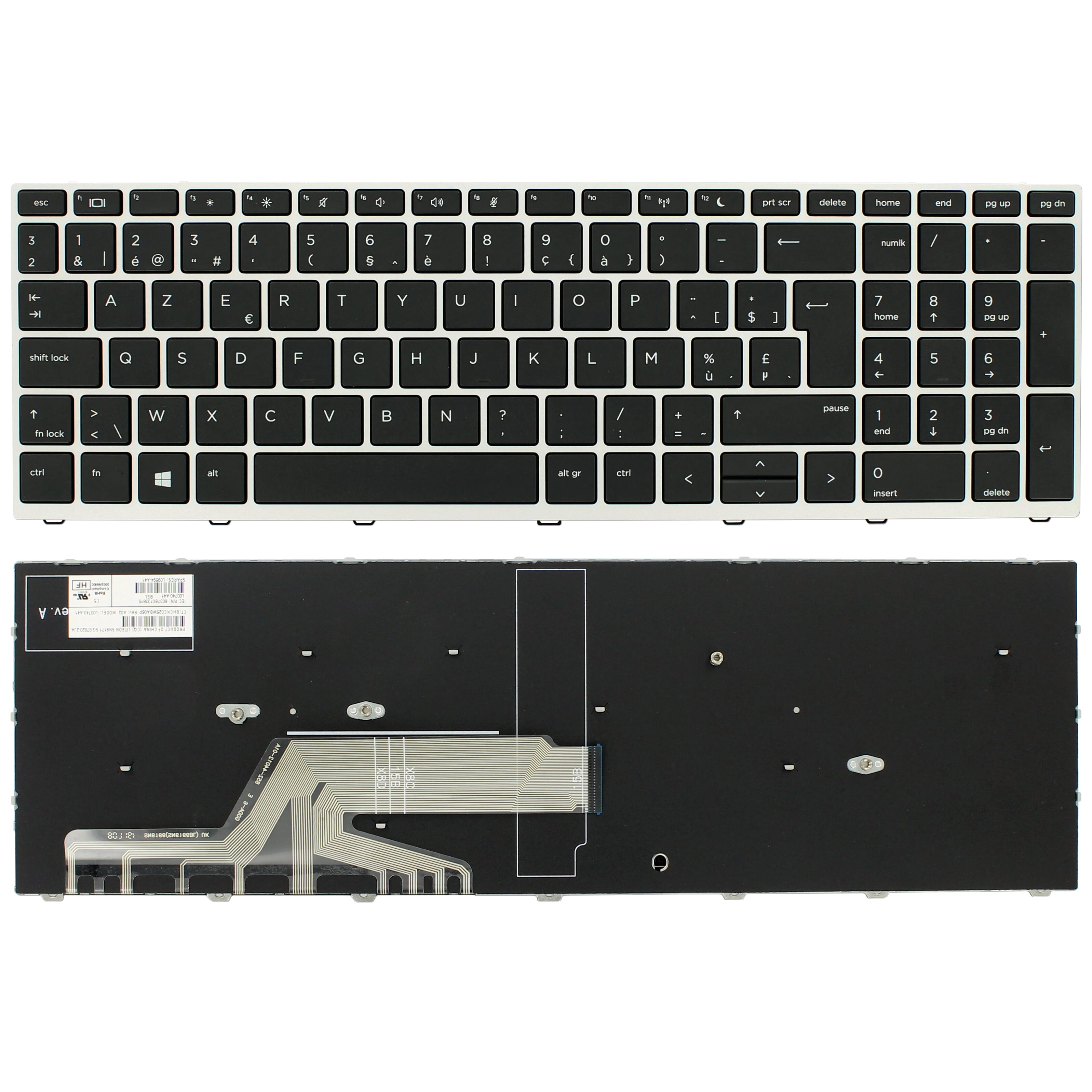 Reparatie mogelijk Papa Ingang HP Laptop Toetsenbord Azerty BE voor HP ProBook 650 G4 (L09594-A41) -  ReplaceDirect.be