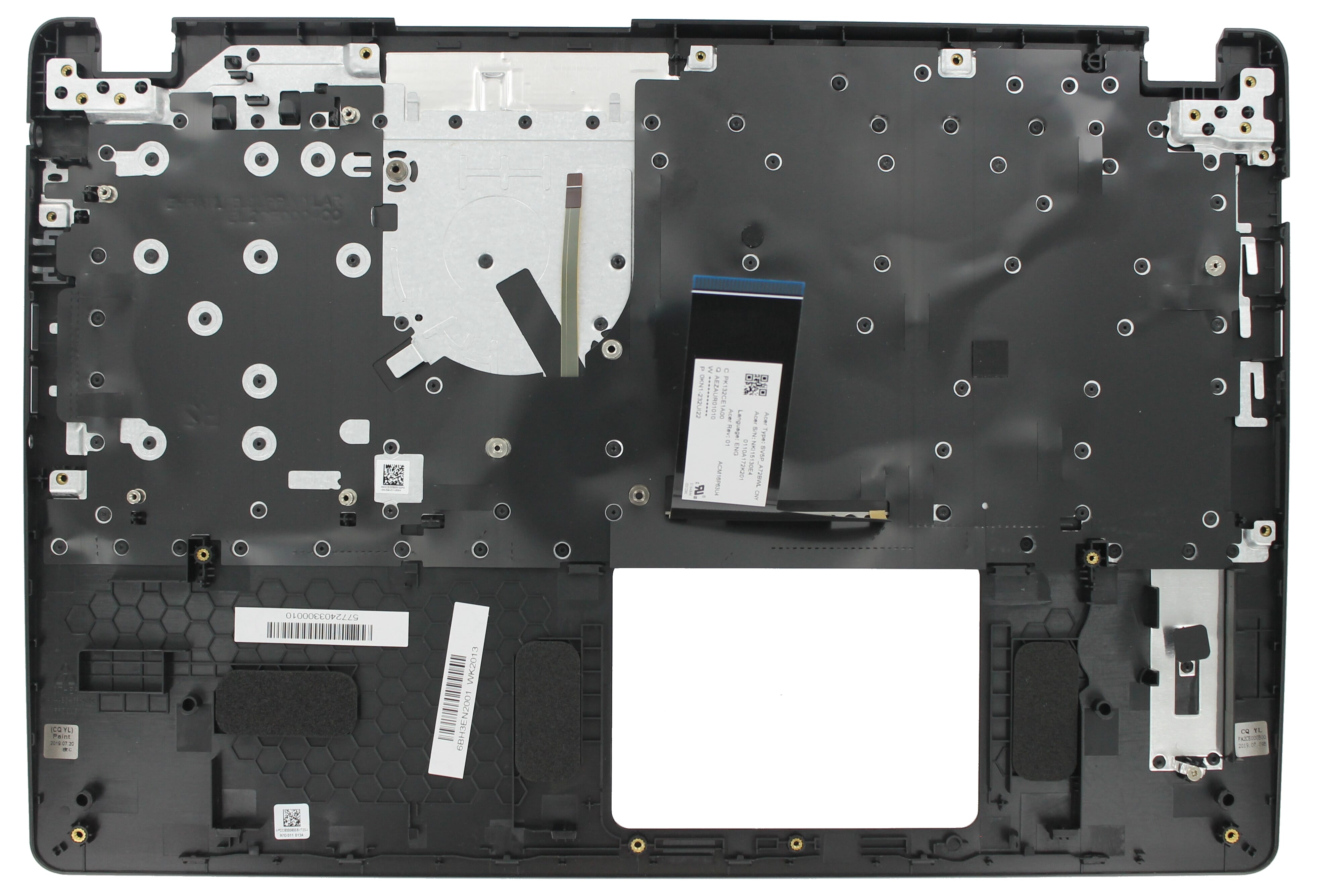Acer Laptop Toetsenbord Qwerty US + Top Cover, Backlight Acer Aspire (6B.H3EN2.001) ReplaceDirect.nl