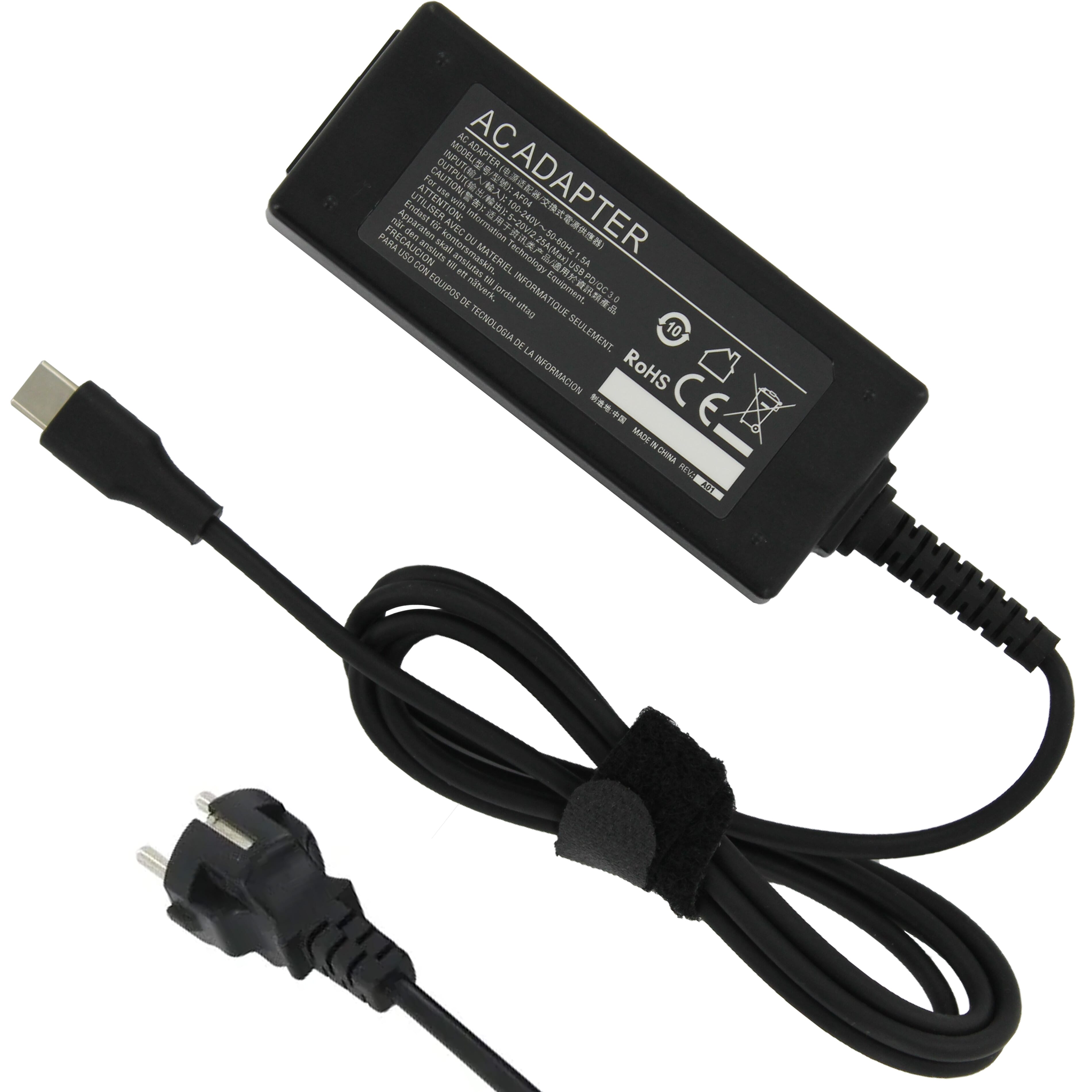 USB-C Adapter 45W Zwart (P1053708) -