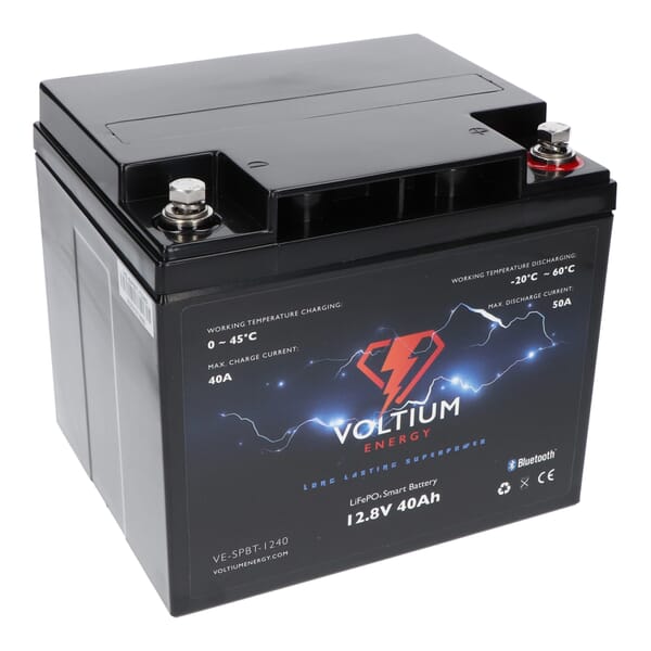Voltium Energy LiFePO4 Accu 12,8V - 40Ah Bluetooth