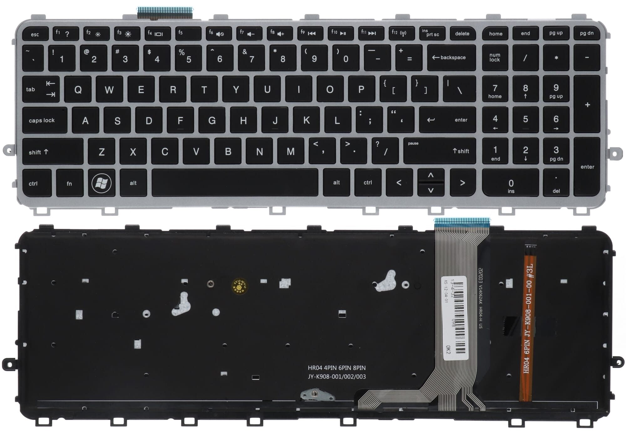Onweersbui Begeleiden huiselijk HP Laptop Toetsenbord Qwerty US + Backlight voor HP Envy 15/17 (Touchsmart)  (720244-B31) - ReplaceDirect.nl