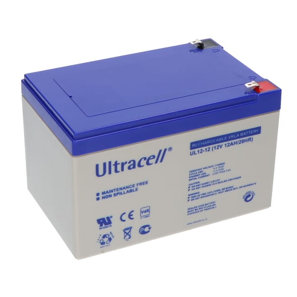 Ultracell UL12-12 VRLA Loodaccu 12V 12Ah