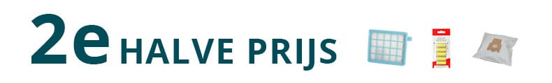 2e halve prijs stofzuigeronderdelen