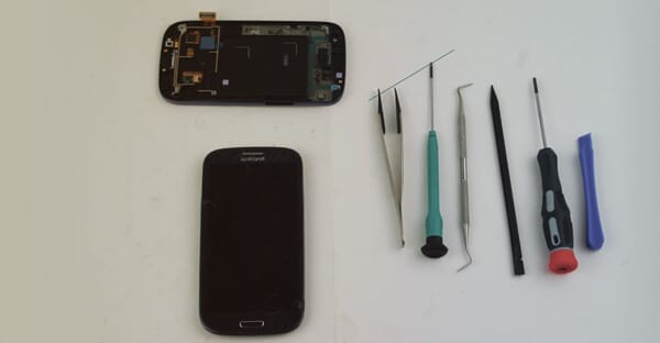benodigdheden voor het vervangen van Galaxy S3 assembly